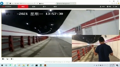 All'interno del tunnel NLOS Long Video e comunicazione vocale