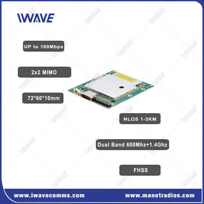 100 Mbps IP MESH Module MIMO Digital Data Link per i dati video e telemetrici