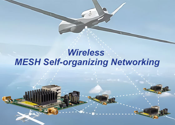comprare 2x2 MIMO Wireless Module MESH Ethernet & Full Duplex TTL Serial Data Link fabbricazione online