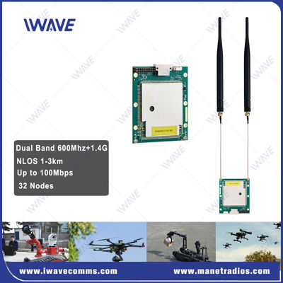 comprare NLOS 3 km Mesh Radio Module HD Video Transmitter 5 Watt Mesh Network Module fabbricazione online