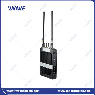 comprare Corpo indossato banda larga wireless MANET mesh radio 5 watt potenza RF fabbricazione online
