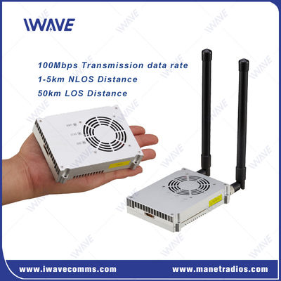 comprare 566-678Mhz 1420-1530Mhz Sistema senza equipaggio IP MESH Trasmissione video 100Mbps fabbricazione online