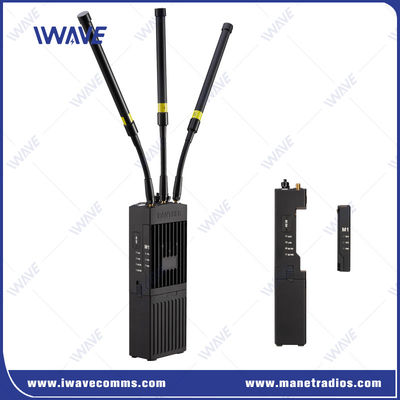 comprare NLOS 3km Cofdm Tactical 2x2 MIMO Radios Wireless HD Trasmettitore video portatile fabbricazione online