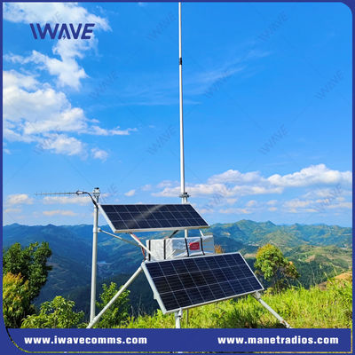 comprare Ripetitore radio VHF UHF a energia solare off-grid da 25 W per comunicazioni senza interruzioni fabbricazione online