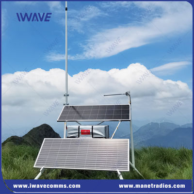 comprare Max Hops 6 salti 200km VHF UHF MESH Solar Powered Radio Base Station con durata della batteria di 24 ore fabbricazione online