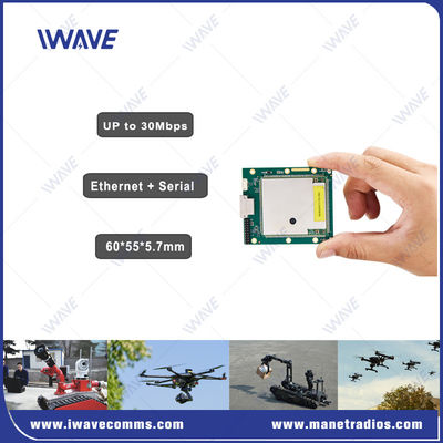 MIMO OEM IP MESH Modulo 600Mhz / 1.4Ghz Frequenza per UGV Swarm
