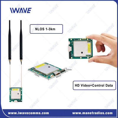 Secure Wireless Link FHSS Mesh Manet Data Link Module per la robotica